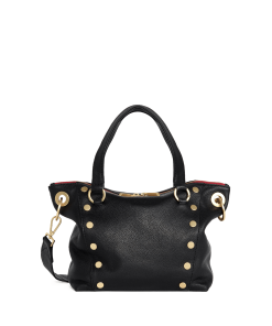 Daniel | Black/Brushed Gold Red Zip | Med