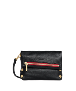 VIP | Black/Brushed Gold Red Zip | Sml