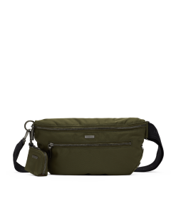 Charles Crossbody | Jade Nylon/Gunmetal | Lrg