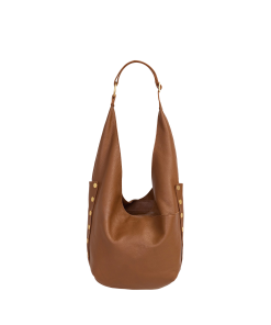 Tom Zip | Mahogany Pebble/Brushed Gold Red Zip | Lrg