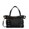 Daniel | Black/Brushed Gold Red Zip | Lrg