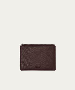 Zip Pouch 8 Berry Croc