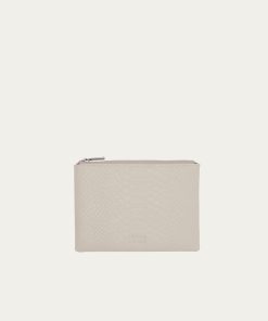 Zip Pouch 8 Oat Croc