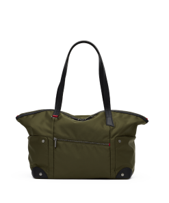 Zoe Tote | Jade Nylon/Gunmetal