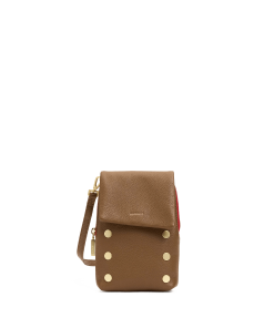VIP Mobile | Mahogany Pebble/Brushed Gold Red Zip