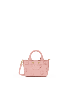 Olympia Tote | Flamingo Flora/Brushed Gold | Mini